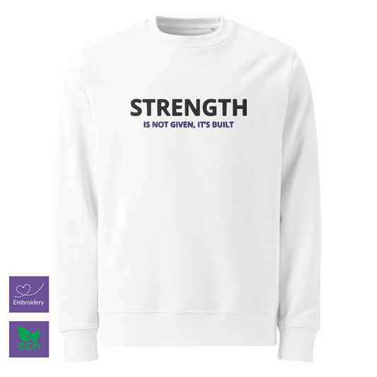 Strength Built, Unisex eco sweatshirt