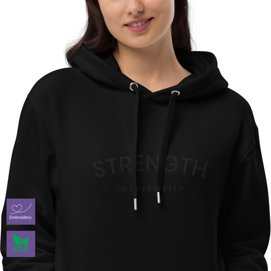 Strength in Every Step Premium Eco-Hoodie