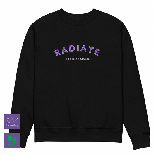 Radiate Magic, Unisex eco sweatshirt