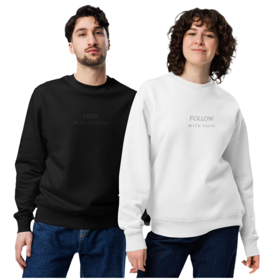 Follow with Faith – Unisex Eco Sweatshirt