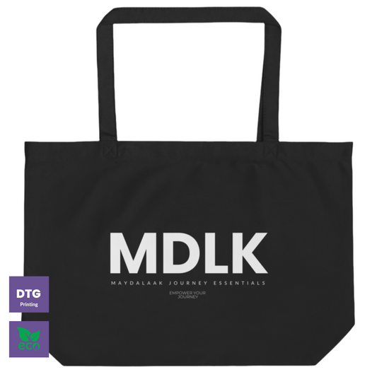 Large organic tote bag