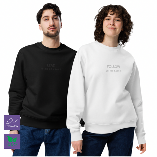 Follow with Faith – Unisex Eco Sweatshirt